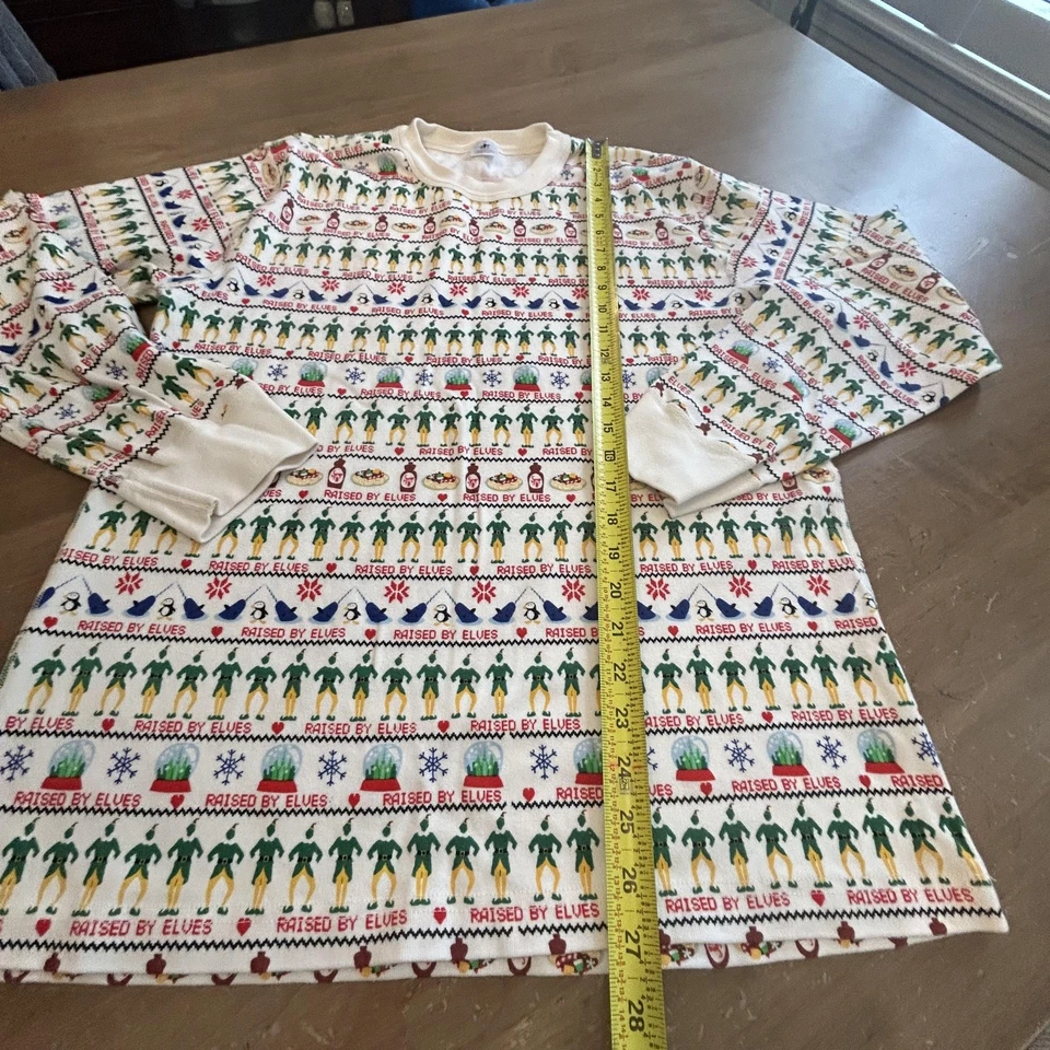 Conjunto de pijama Elf x Hanna Andersson para hombre XL blanco criado por elfos algodón orgánico Foto 3 de 4