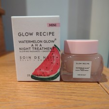 Glow Recipe Mini Watermelon Glow AHA Night Treatment 25ml / .84 fl oz NEW IN BOX