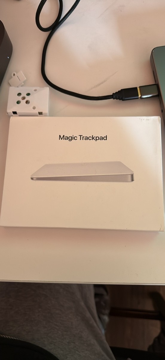 Apple Magic Wireless Trackpad - White (MK2D3AM/A) for sale online