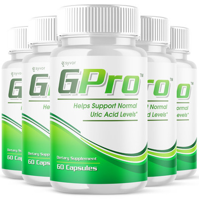 (5 Pack) GPro Joint Support Advanced Formula Mobility Supplement 300 Capsules