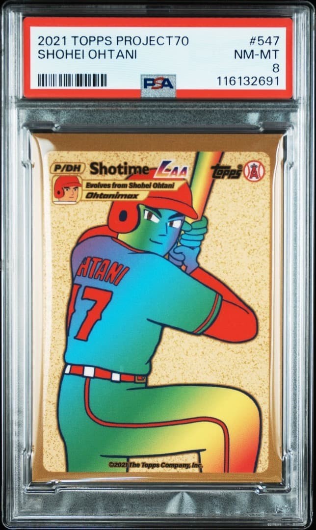 2021 Topps Project 70 - Keith Shore Shohei Ohtani #547 2021 Topps