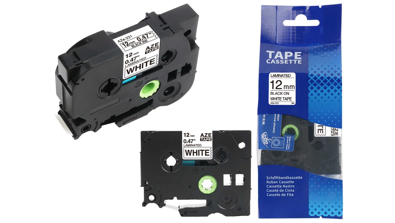 Brother printer tape TZ-231/ 12mm 8m TZe-231/ AZE-231