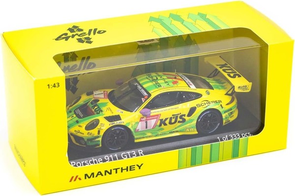 Porsche 911 GT3 R #1 NÜRburgring 2022 Minichamps 1:43 Sportwagen Gelb-image
