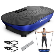 Vibration Plate Exercise Machine 6 Vibrating Platform Bluetooth LED Touch MERACH