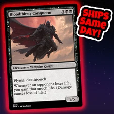 Bloodthirsty Conqueror - Custom Art Magic: The Gathering Playtest Card