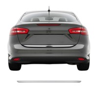 Heckleiste FüR Ford Focus Iii Ab Fl 2015+ Limo Kofferraumleiste Edelstahl Chrom
