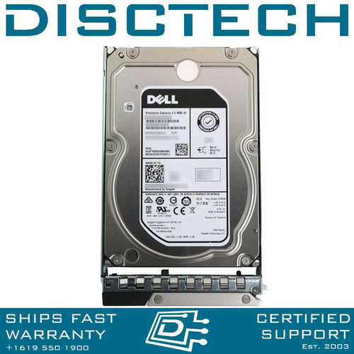 Dell 400-ATKP / HKHJT 4TB 3.5" 7.2K RPM Near-Line SED SAS Hard Drive Kit X7K8W - Picture 1 of 4