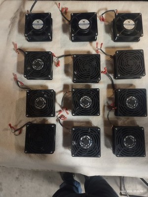 16 LOT JAMICON  110 VOLT AC cooling fans
