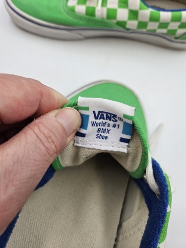 VANS HARO FREESTYLER BMX GREEN TRAINER SHOES SIZE UK 6 - Picture 9 of 11
