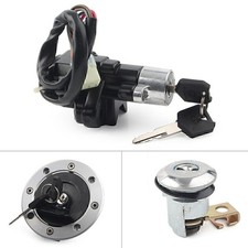 UK Fit Suzuki SV650 99-02 Ignition Switch Fuel Gas Cap Seat Lock Key