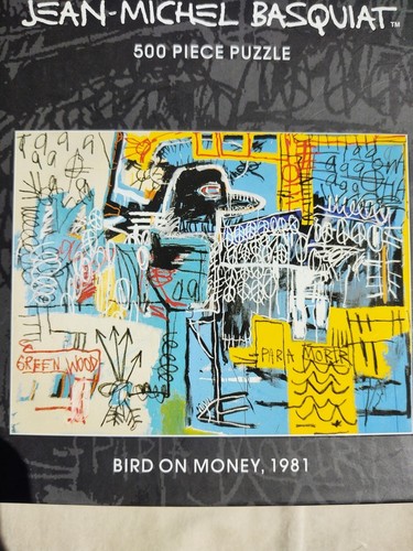 Sealed BASQUIAT BIRD ON MONEY 500 PIECE PUZZLE Book Style Box Galison 14" X 18" - Picture 2 of 23