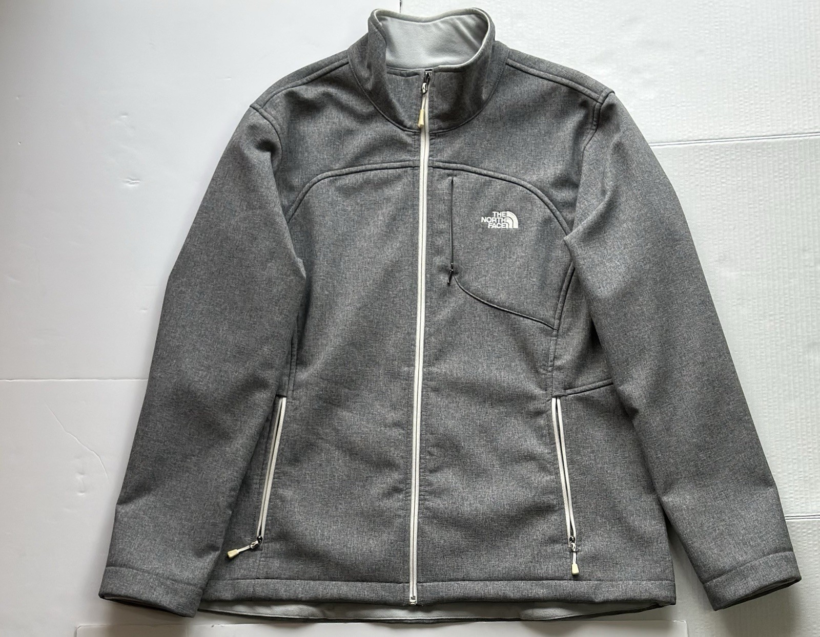 THE NORTH FACE SOFT SHELL JACKET WOMENS XXL WIND BREAKER GREY 2XL