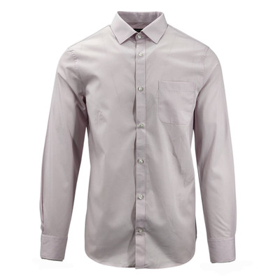M&S Slim Fit hellrosa langärmliges bügelfreies elegantes formelles Herrenhemd