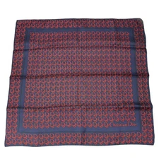 Good condition Christian Dior Trotter print silk scarf large all-over