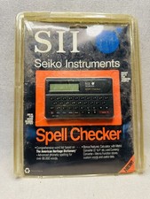 Vintage Seiko Instruments SII Spell Checker WP 1100 Pocket Size. NEW