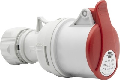 Brennenstuhl CEE-Steckdose 4-polig 400V/16A IP44 Außenbereich Industrie  Camping