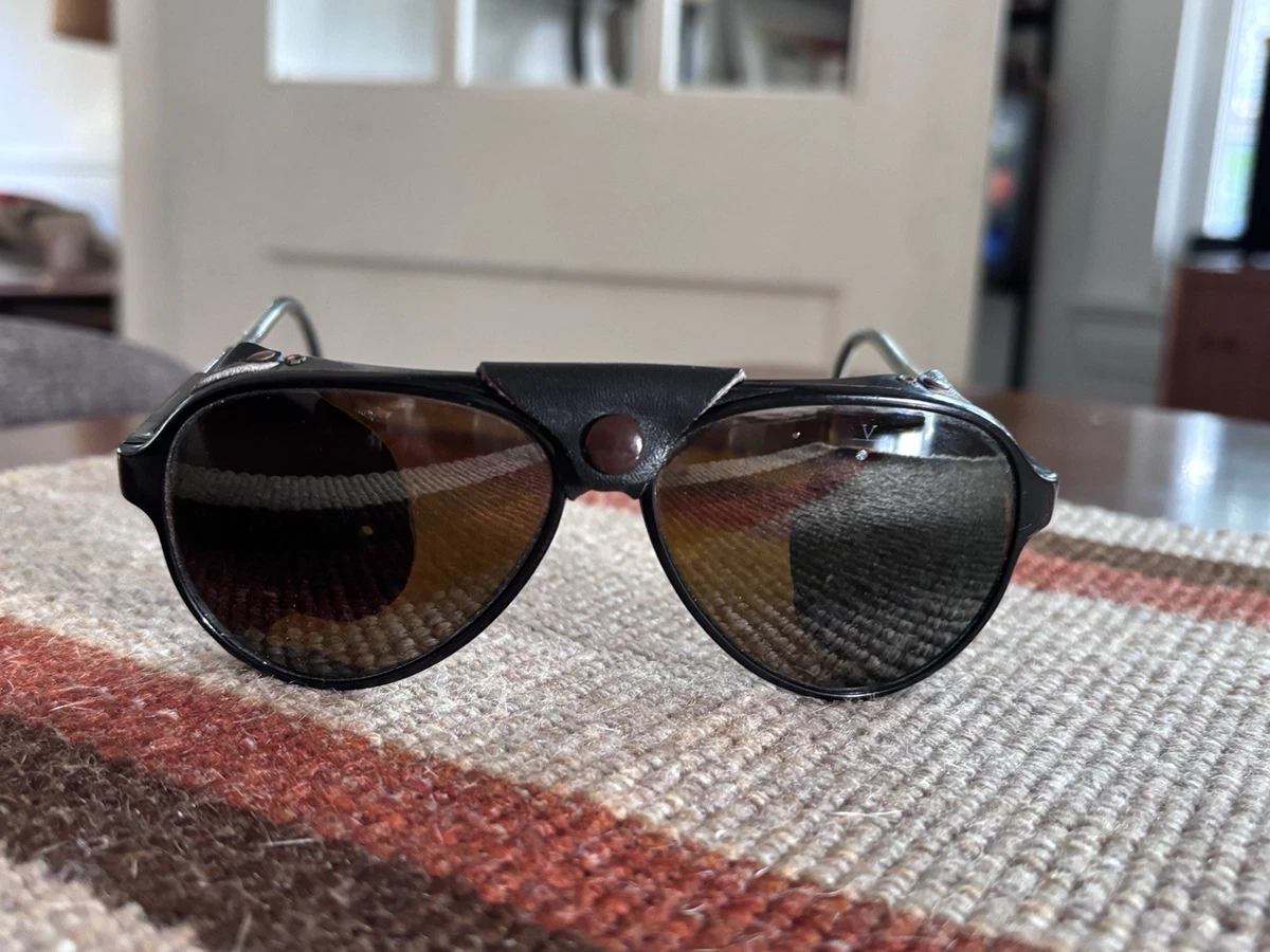 Vintage 1970s Vuarnet France Oversized Butterfly Sunglasses Amber Bi-Gradient Vuarnet Vintage Sunglasses for sale - eBay main image 4