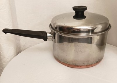 Revere Ware Double Stamp Expressly For Penney's 3qt Saucepan With Lid RARE