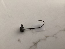 12 Pack FOOTBALL NED JIGHEADS 1/8 OUNCE 1/0 green pumpkin