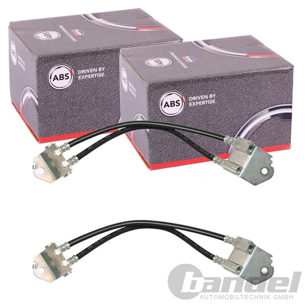 2X A.B.S. BremsschlÄUche Hinten Mitte Innen Passend FüR Ford Transit-image