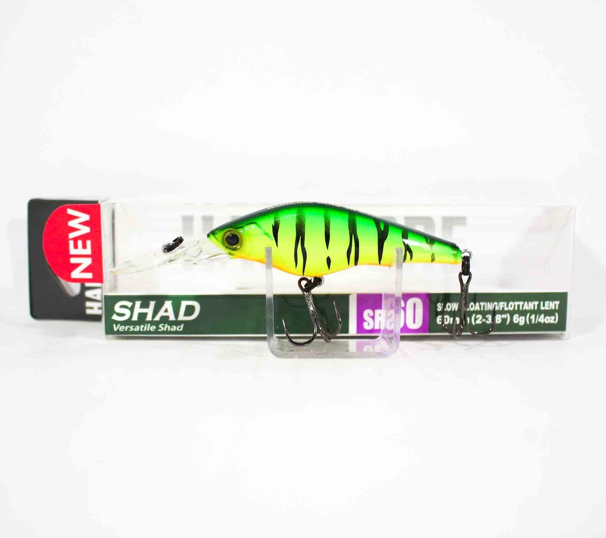 Leurre Yo Zuri Duel Hardcore Shad SR 60SF - Flottant Lent, 60mm, 6g, R1382-GSPS