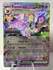 Espeon ex - (Timbro Evoluzioni Prismatiche) 034/131 Carte Varie e Pokemon