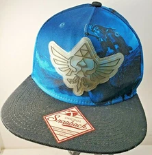 Bioworld Nintendo Blue Zelda Skyward Sword Adjustable Snapback Hat 2016