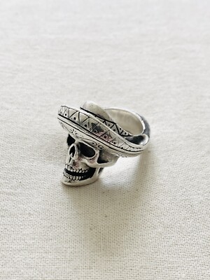 The Great Frog Desperado Skull Ring (size T) | eBay