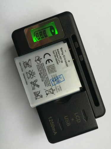 Sony Ericsson BST-38 battery+LCD universe charger W995 W980 W580c C902 C905 K850 - Zdjęcie 3 z 7