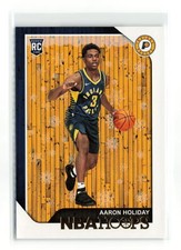 AARON HOLIDAY #267 RC 2018-19 PANINI HOOPS PACERS