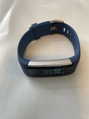 Romeifly Heart Rate Fitness Tracker Blue Band Large No Charger