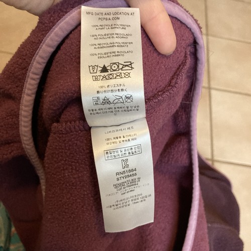 Patagonia Synchilla Snap T Fleece Pullover Women’s Small Fall 19 25455 Purple - Picture 14 of 14