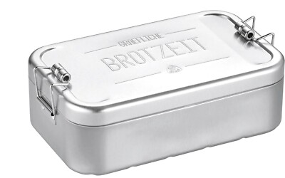 Brotdose Weissblech Graef Dose Silber Aufbewahrung Brot