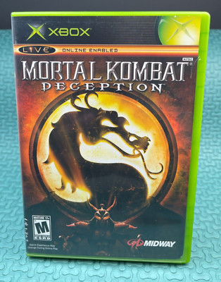 Mortal Kombat Deception Xbox 2004 CIB Complete with Manual and Inserts