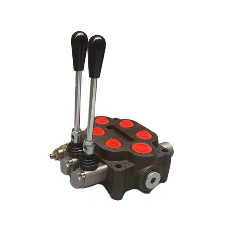 Cargador de válvula de control direccional hidráulico de 2 carretes 25 GPM tractor de doble acción - Imagen 9 de 11