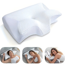 Cuscino Ortopedico Cervicale Bianco Professionale 100% Memory Foam Antiacaro Pro