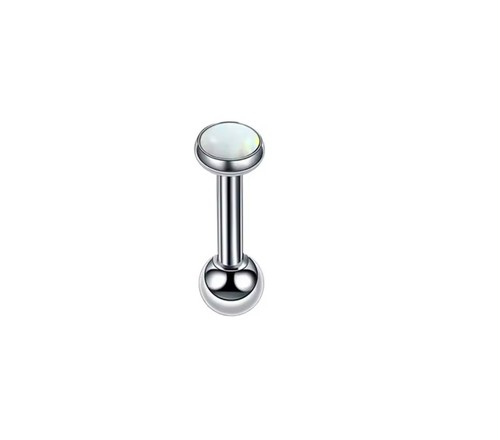 Cartilage Tragus Bar Barbell Stud Earing Piercing Helix CZ Gem Surgical Steel UK - Picture 9 of 26