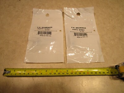LOT OF 2 F.K. BEARINGS SCF5T 5/16 X 5/16 STAINLESS STEEL, P0103