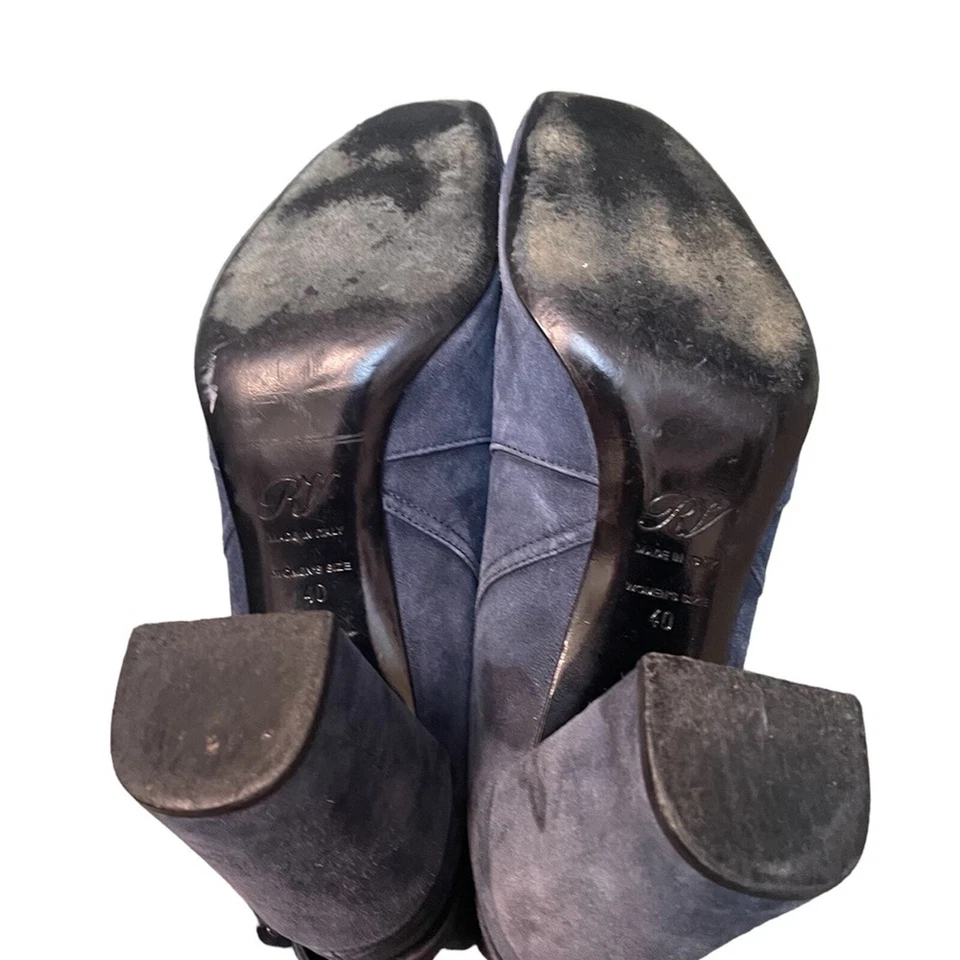 BOTINES ROGER VIVIER GAMUZA TACÓN MUJER TALLA 10 Foto 4 de 4