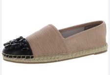 Circus by Sam Edelman Loretta Moccasin Woven Beaded Pink Gold Black Espadrille 8