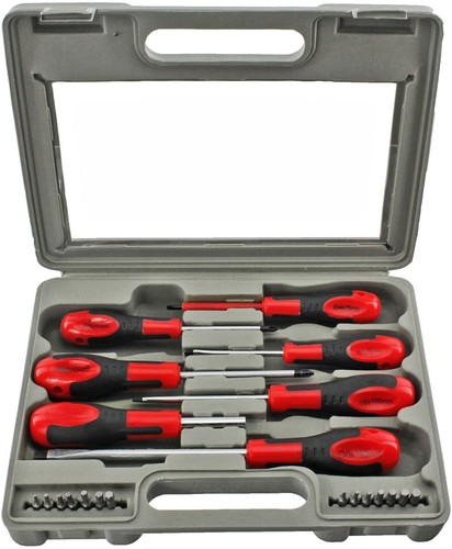 Magnetic Screwdriver Bit Set Large Small Phillips Flat Head Hex Torx - 21 Bits - Picture 12 of 12