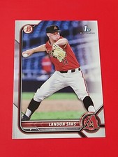 2022 Bowman Draft Paper Base BD-72 Landon Sims - Arizona Diamondbacks