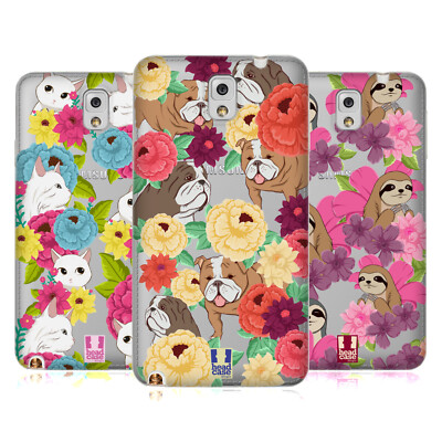 HEAD CASE DESIGNS BLUMEN UND TIERMUSTER SOFT GEL HANDYHÜLLE FÜR SAMSUNG HANDYS 2