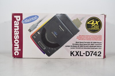 Panasonic Portable CD-ROM Drive KXL-D742 Vintage Retro | eBay