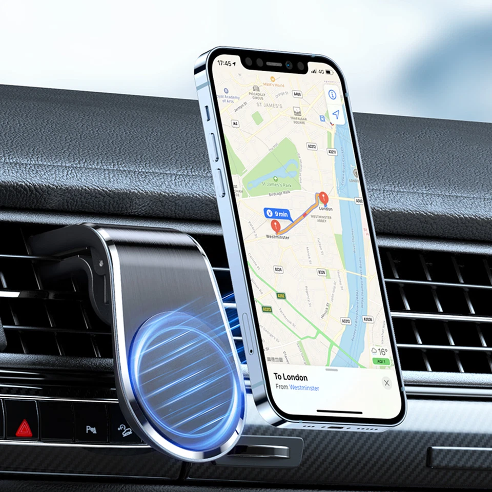 Magnetische Handy Halterung für das Auto in L-Typ, Universal, Lüftung, Gitter - Bild 4 von 4