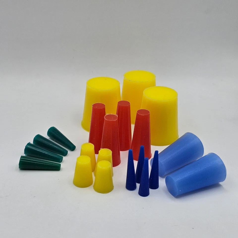 MARKENLOS Konische Silikon Gewinde Stopfen Lackier Pulverlack Strahlen Pulverbeschichten