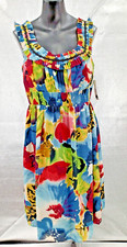 New Directions Dress Scoop Neck Sleeveless Floral Print Lined Size 10 NEW