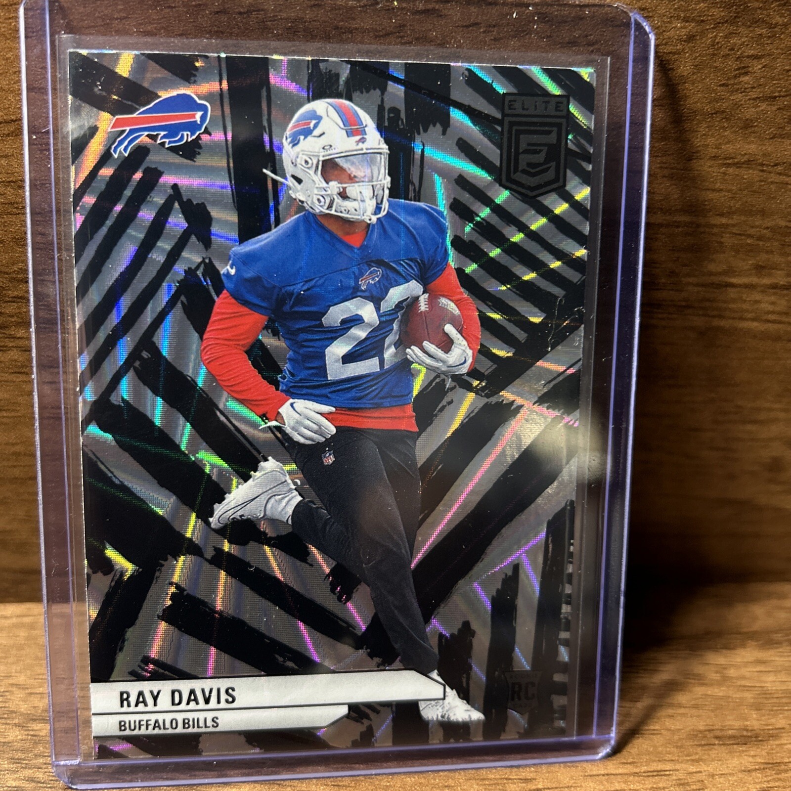 STUNNER!! Ray Davis RAZZLE DAZZLE Rookie Card! 2024 Panini Donruss Elite Bills