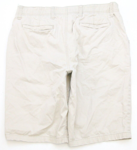 Dip Beige Men Cotton Spandex Flat Front Dress Shorts Large 34" Waist x 11" JKT99 - Picture 4 of 4
