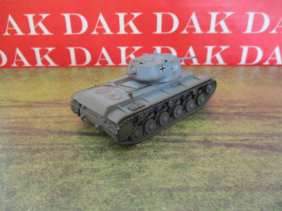 1/72 Modellino Carro Armato Tank KV-1 Model 1941 N216 Captured from German Army - Immagine 3 di 4